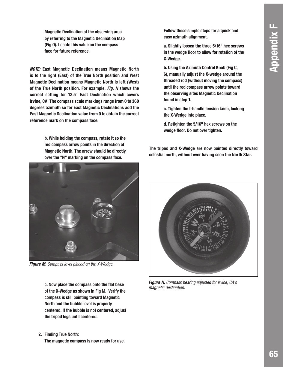 Appendix f | Meade Instruments LX600 User Manual | Page 65 / 72