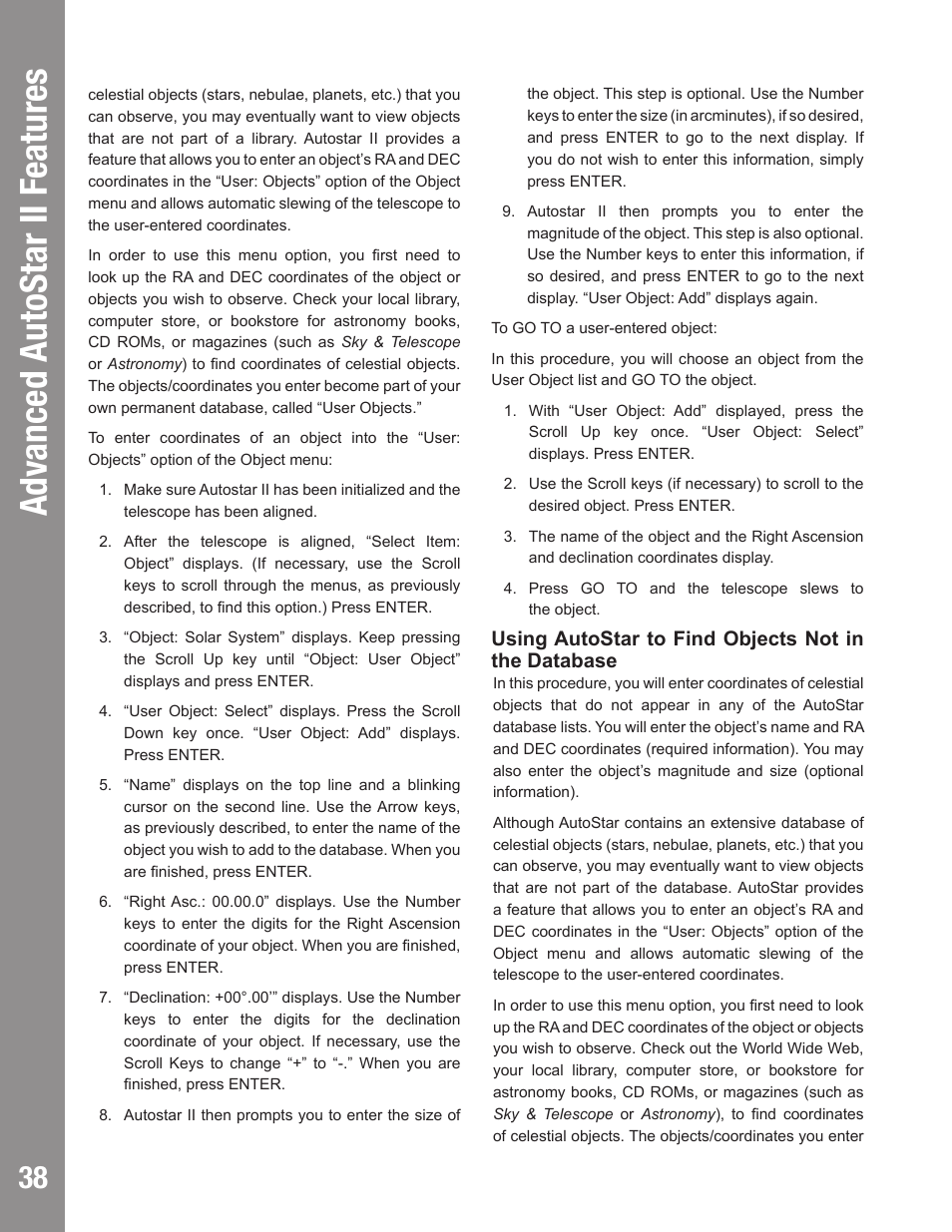 Meade Instruments LX850 User Manual | Page 38 / 60