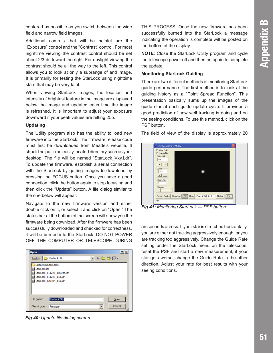 Appendix b | Meade Instruments LX850 User Manual | Page 51 / 60