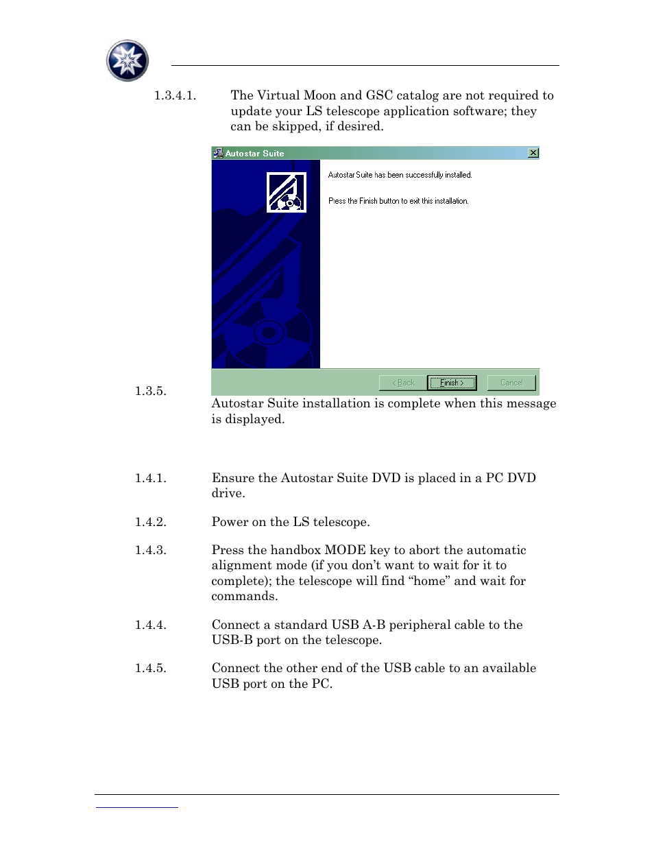Meade Instruments ETX-LS Software Update Instructions User Manual | Page 10 / 20