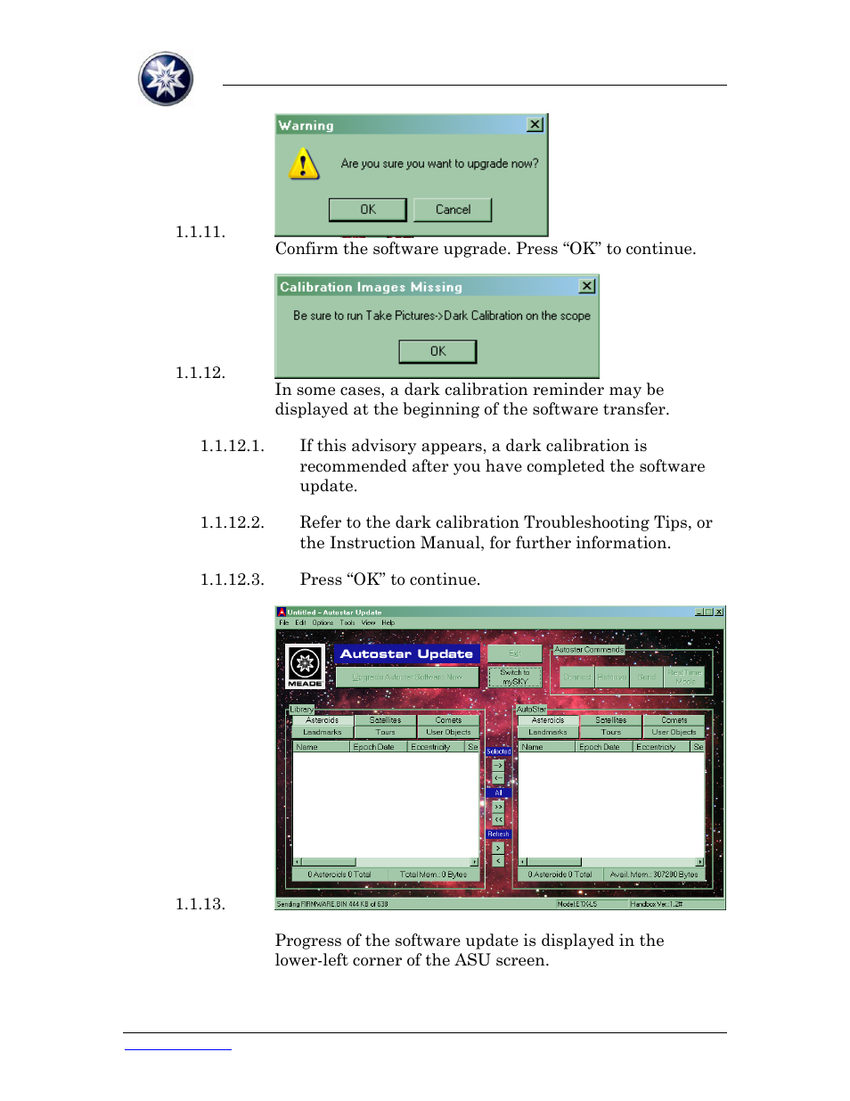 Meade Instruments ETX-LS Software Update Instructions User Manual | Page 5 / 20