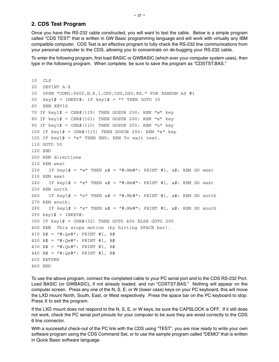 Meade Instruments 1697 Computer Drive System For LXD 650 and LXD 750 Mounts - Part 2 User Manual | Page 18 / 33