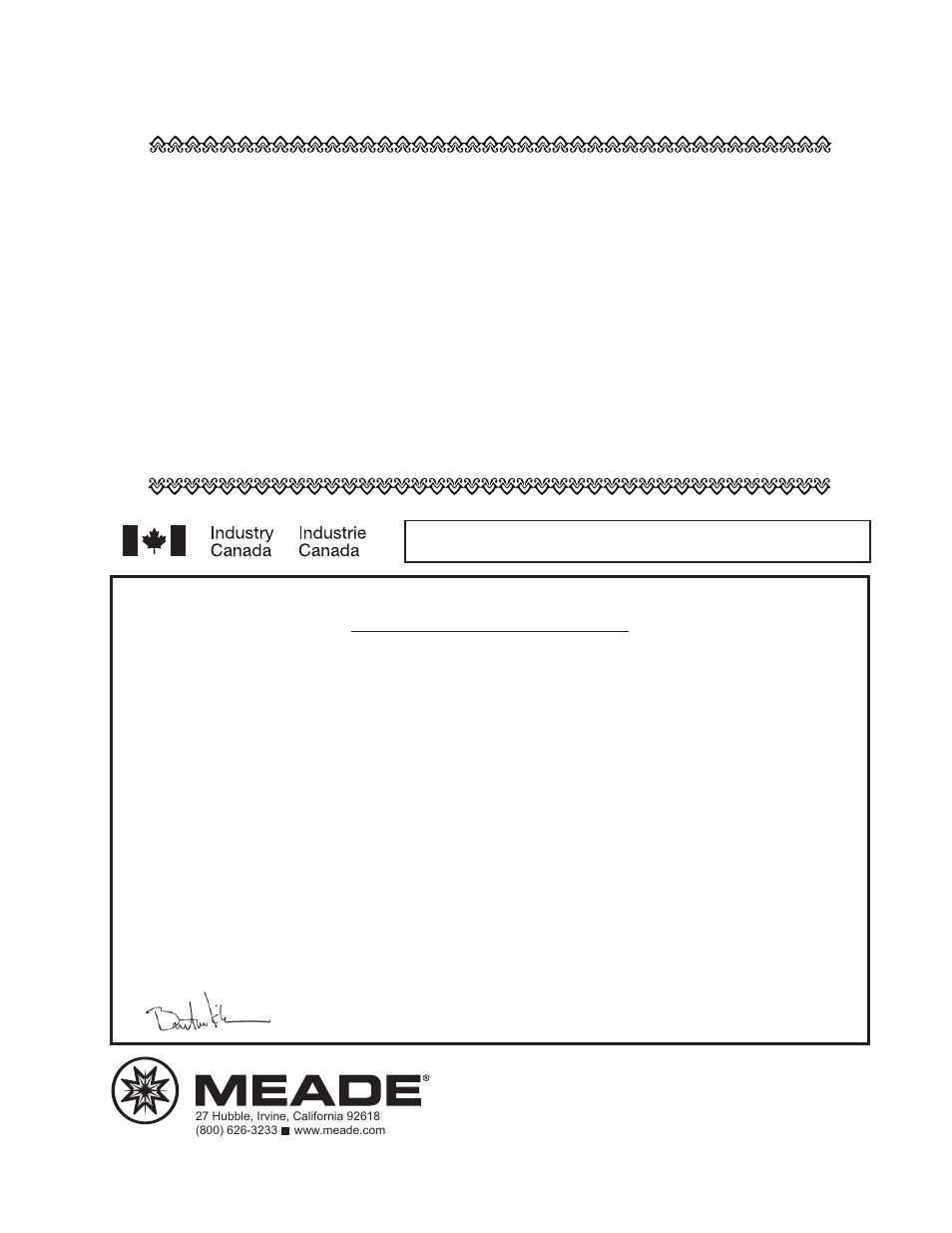 Meade limited warranty, Federal communications commission | Meade Instruments StarNavigator Series User Manual | Page 48 / 48