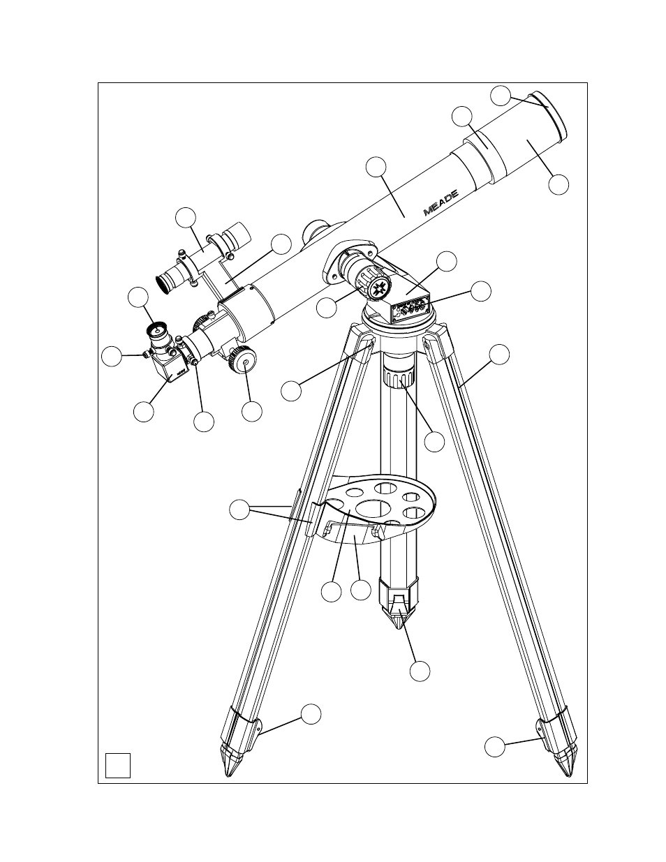Meade Instruments DS Gen 1 (60, 70, 80, 90, 114, 127) User Manual | Page 4 / 20