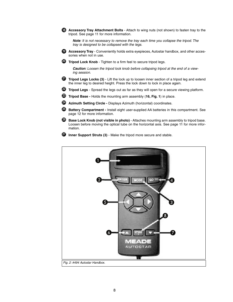 Meade Instruments DS-2000 (2060,2070,2076,2114,2130) User Manual | Page 8 / 44