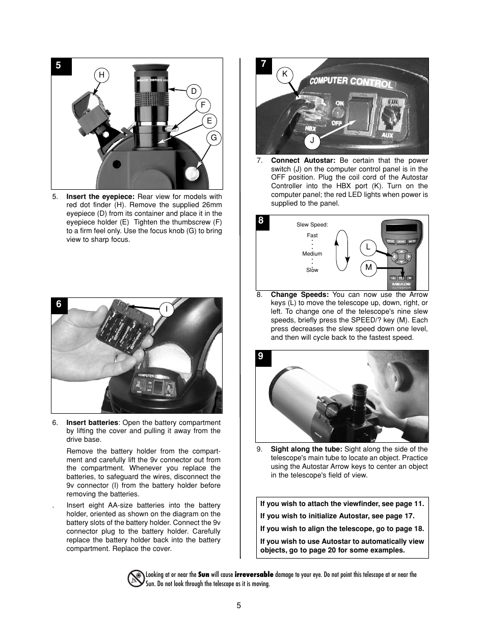 Meade Instruments DS-2000 MAK Generation II Maksutov-Cassegrain Telesopes User Manual | Page 5 / 44