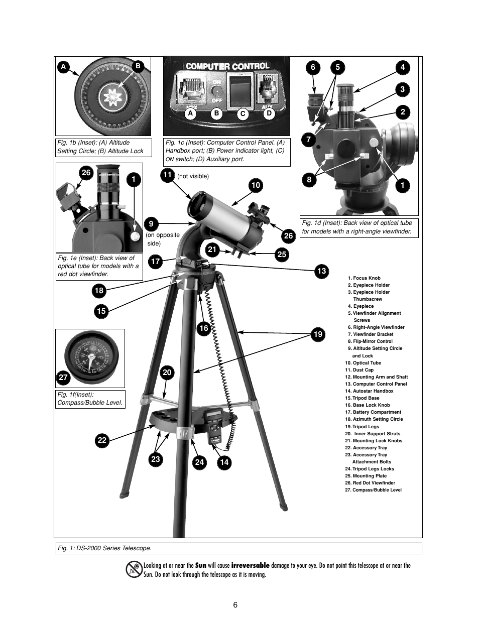 Meade Instruments DS-2000 MAK Generation II Maksutov-Cassegrain Telesopes User Manual | Page 6 / 44