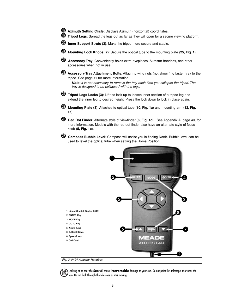 Meade Instruments DS-2000 MAK Generation II Maksutov-Cassegrain Telesopes User Manual | Page 8 / 44