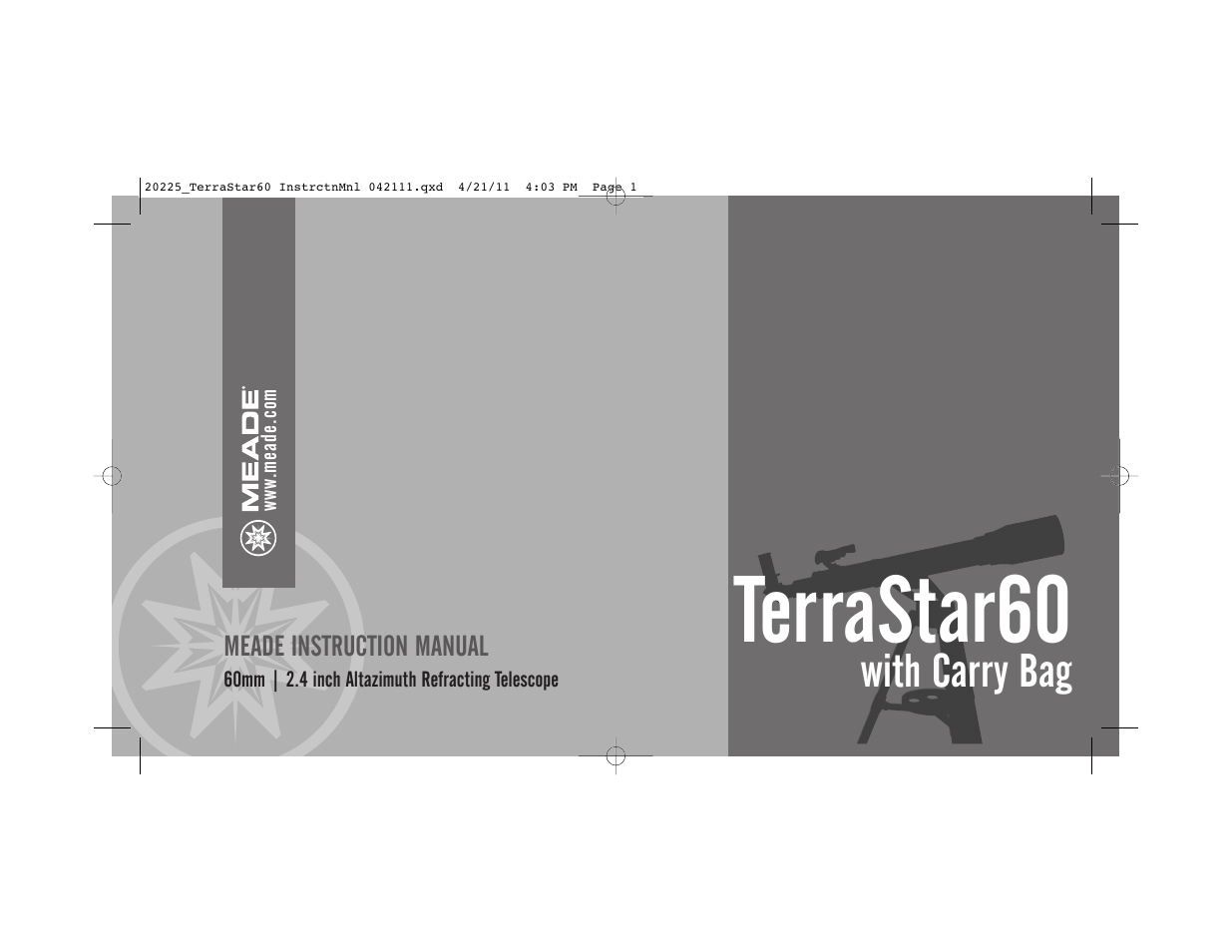 Meade Instruments TerraStar 60 User Manual | 24 pages