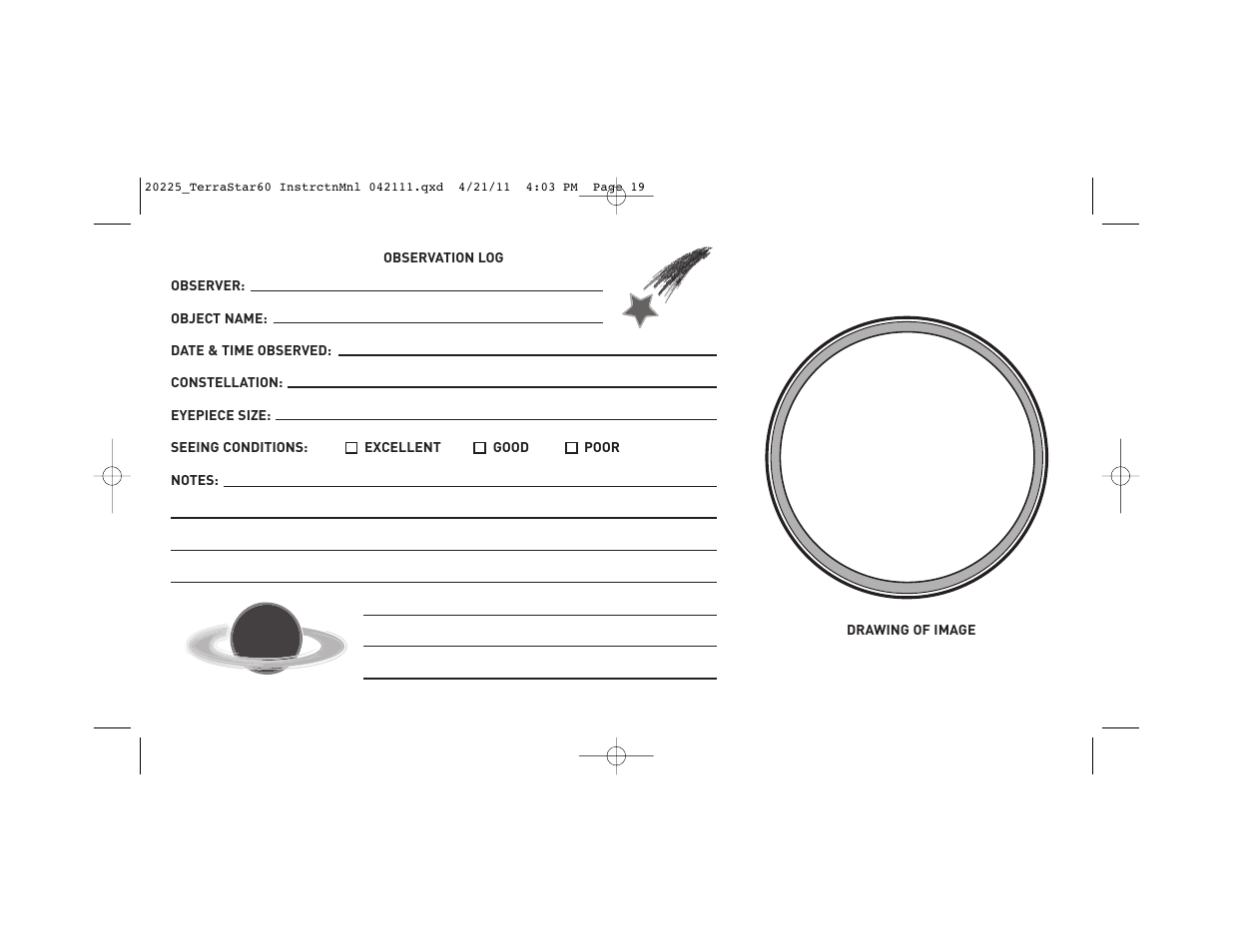 Meade Instruments TerraStar 60 User Manual | Page 19 / 24