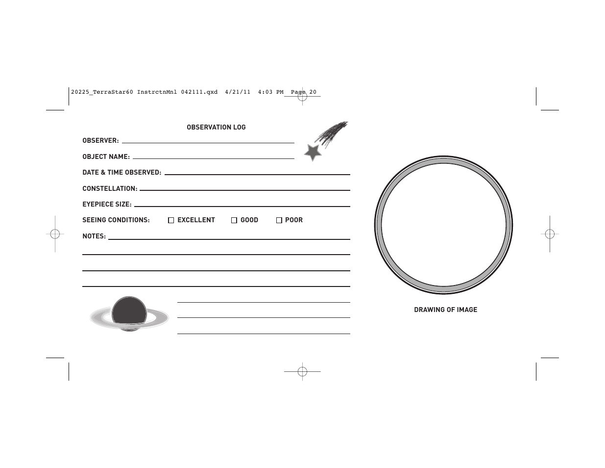 Meade Instruments TerraStar 60 User Manual | Page 20 / 24