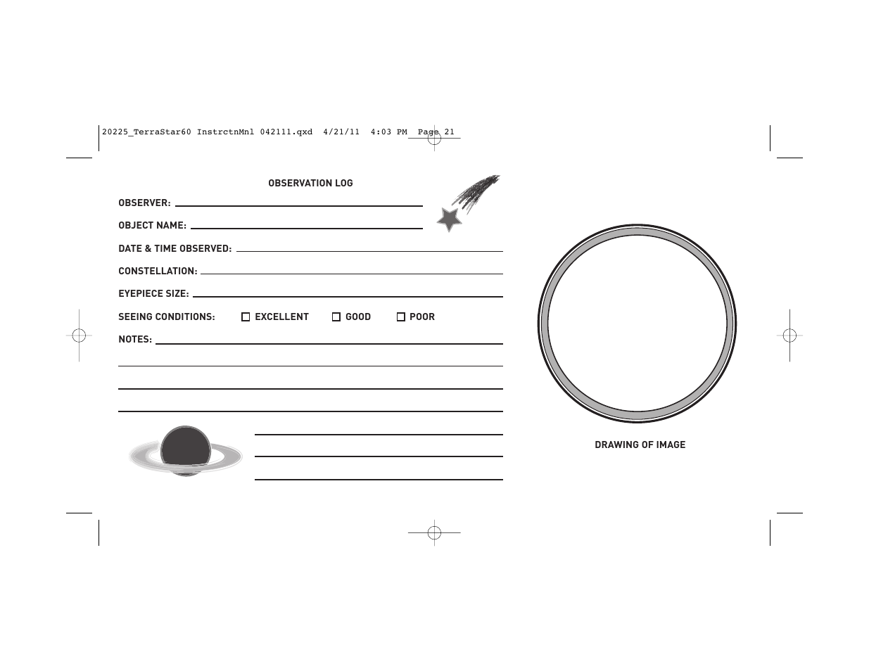 Meade Instruments TerraStar 60 User Manual | Page 21 / 24