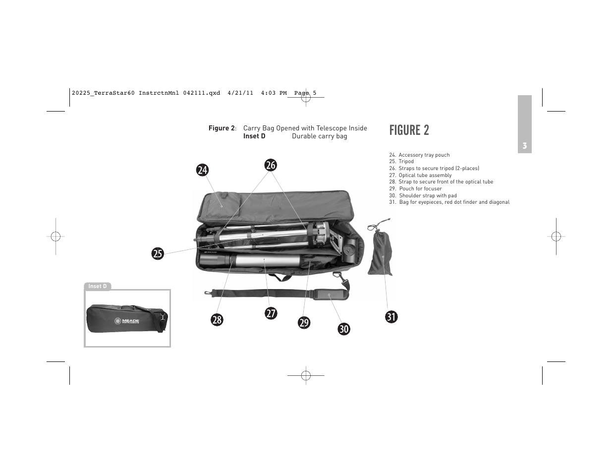Figure 2 | Meade Instruments TerraStar 60 User Manual | Page 5 / 24