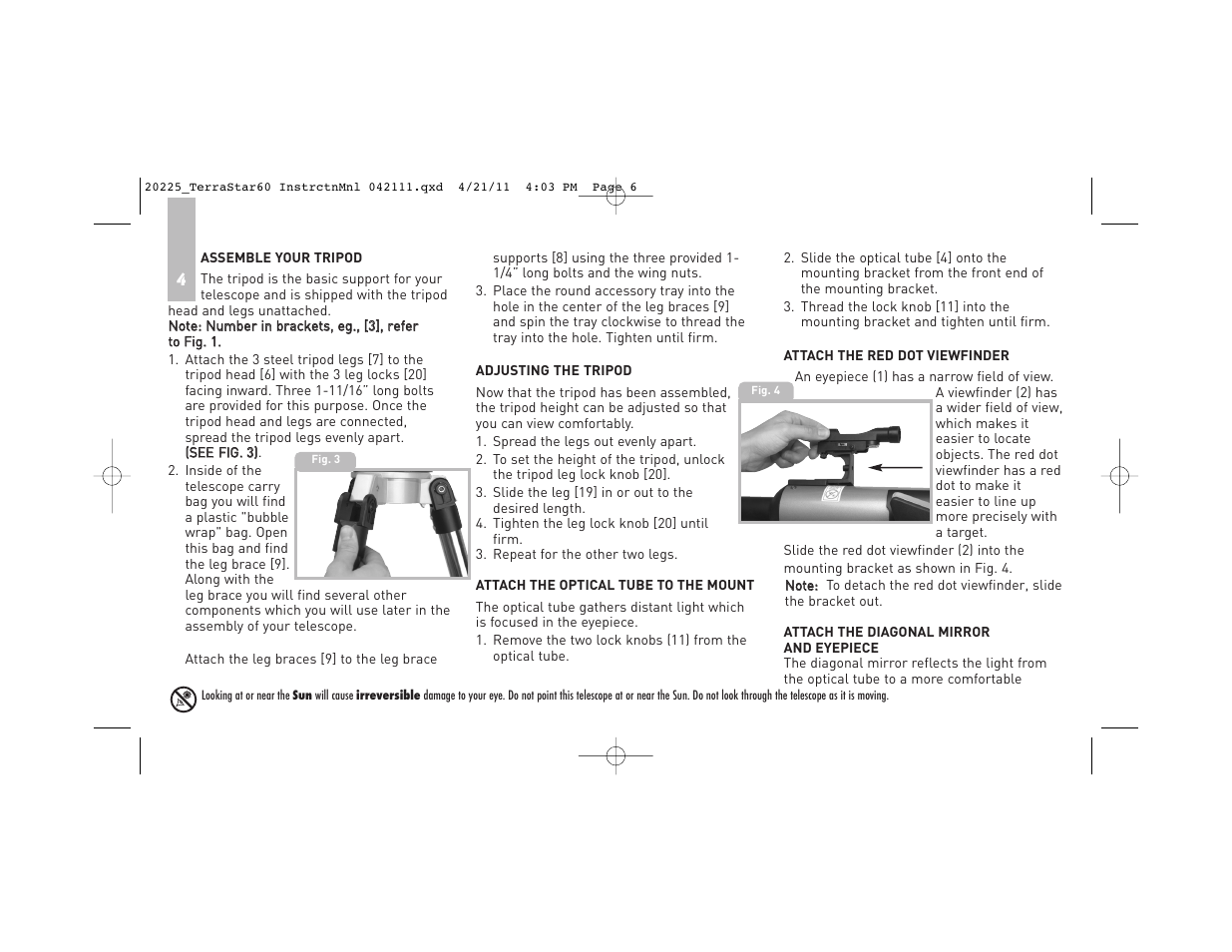Meade Instruments TerraStar 60 User Manual | Page 6 / 24