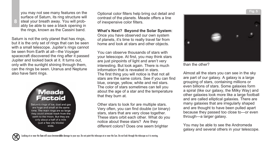 Meade Instruments Infinity 70AZ User Manual | Page 10 / 20