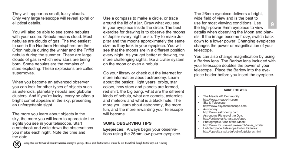 Meade Instruments Infinity 70AZ User Manual | Page 11 / 20