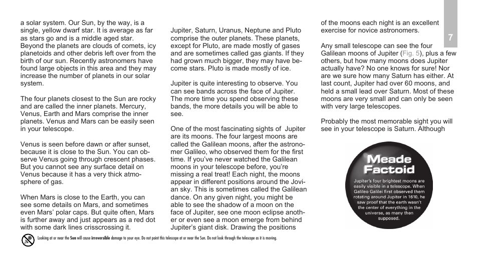 Meade Instruments Infinity 70AZ User Manual | Page 9 / 20