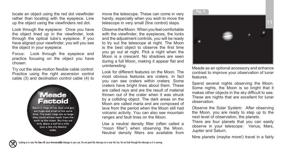 Meade Instruments Polaris Series User Manual | Page 13 / 28