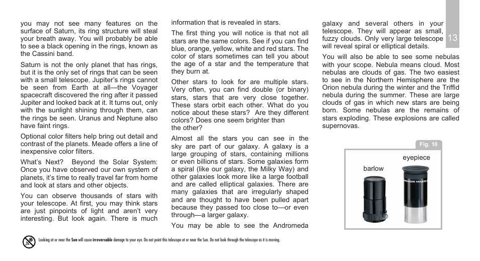 Meade Instruments Polaris Series User Manual | Page 15 / 28