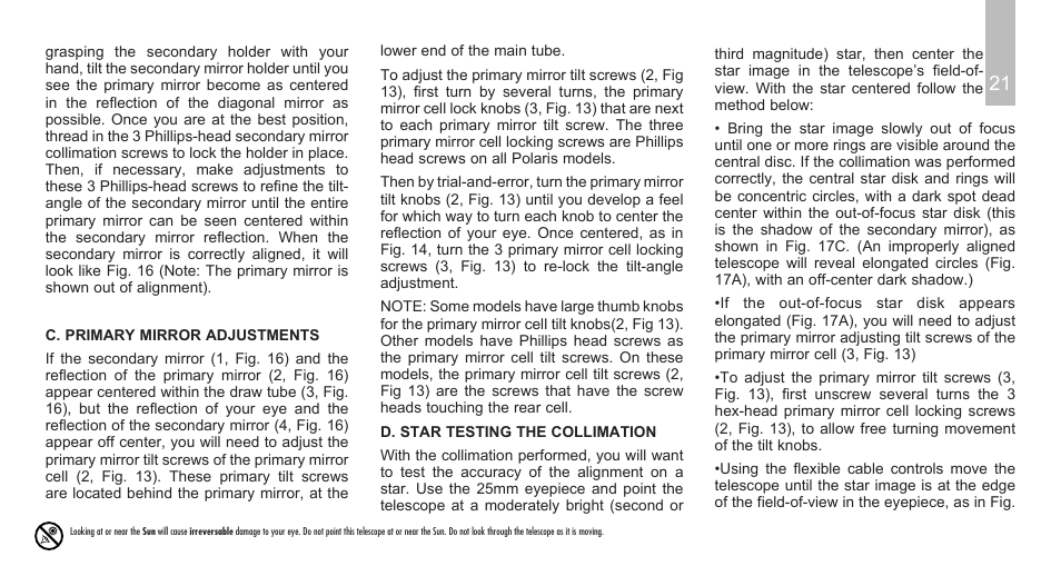 Meade Instruments Polaris Series User Manual | Page 23 / 28