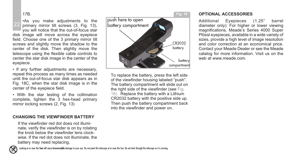 Meade Instruments Polaris Series User Manual | Page 24 / 28