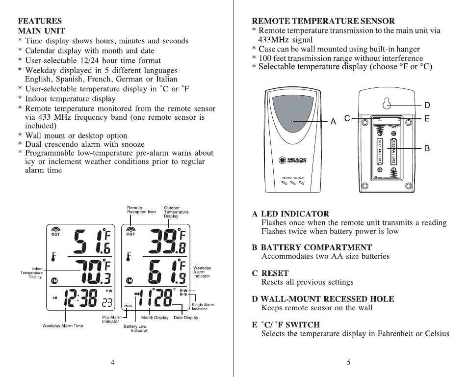 Meade Instruments TE109NL-M User Manual | Page 3 / 10