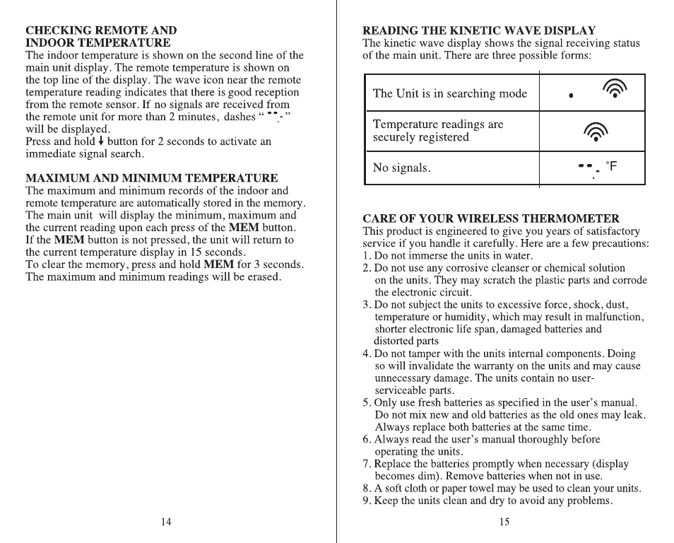 Meade Instruments TE109NL-M User Manual | Page 8 / 10