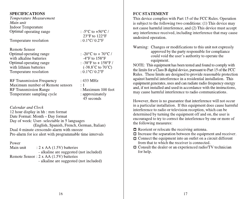 Meade Instruments TE109NL-M User Manual | Page 9 / 10