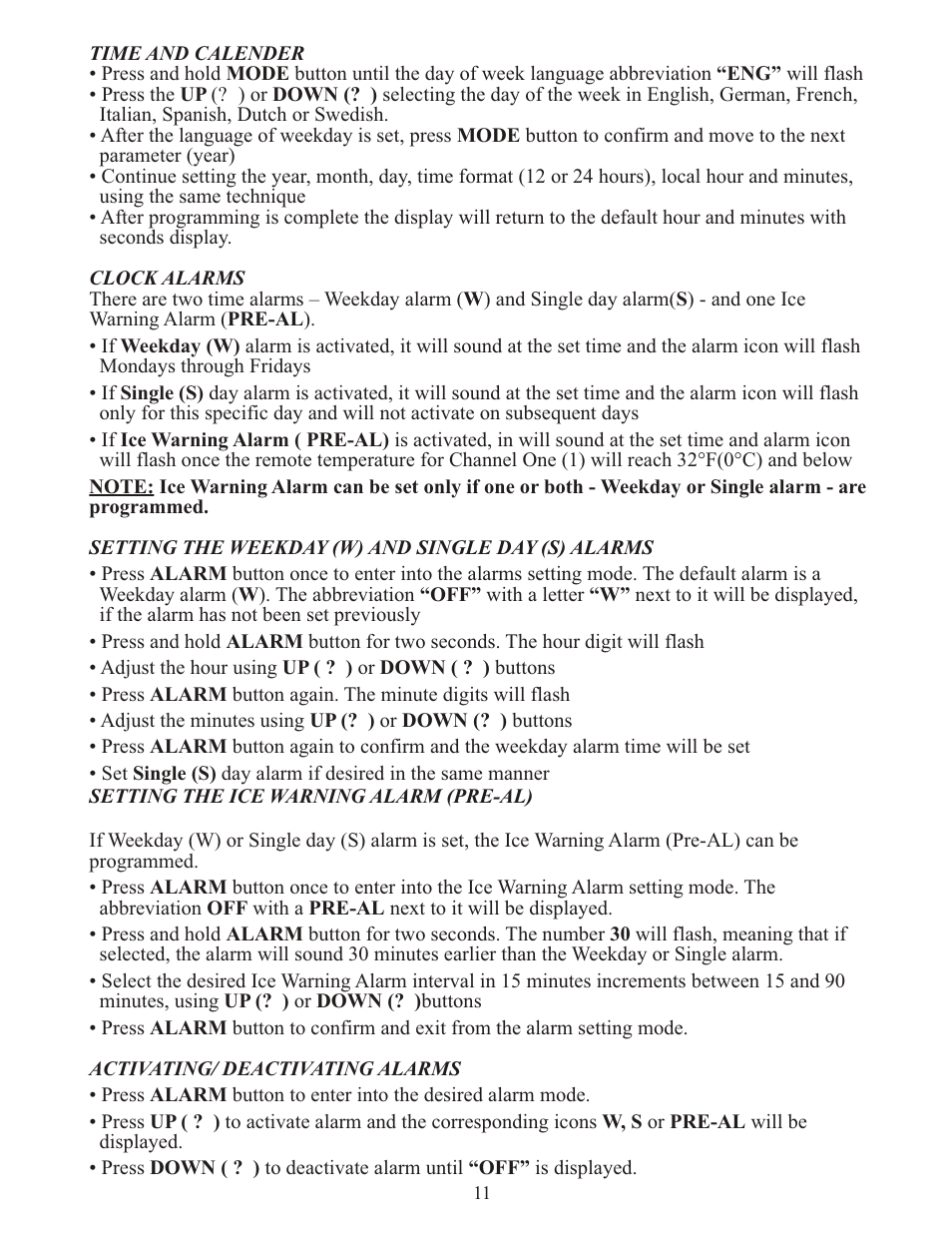 Meade Instruments TE256W User Manual | Page 11 / 15