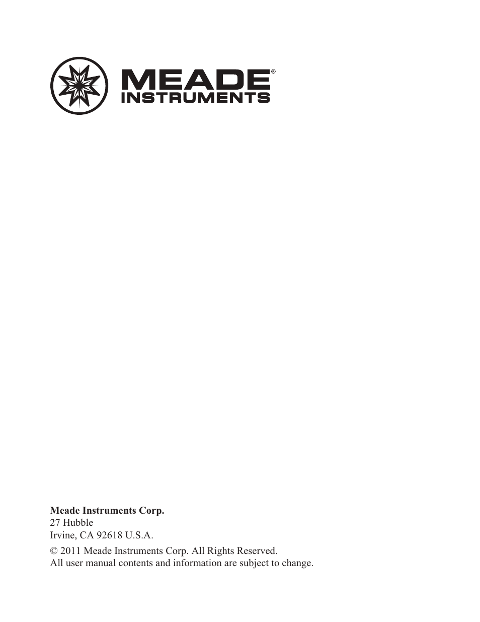 Meade Instruments TE256W User Manual | Page 15 / 15