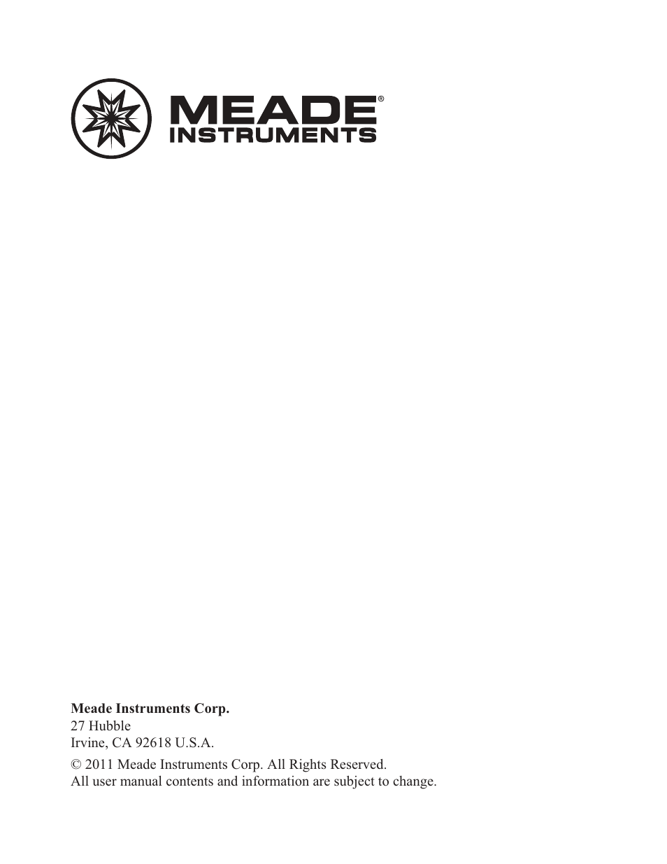 Meade Instruments TE278W User Manual | Page 14 / 14