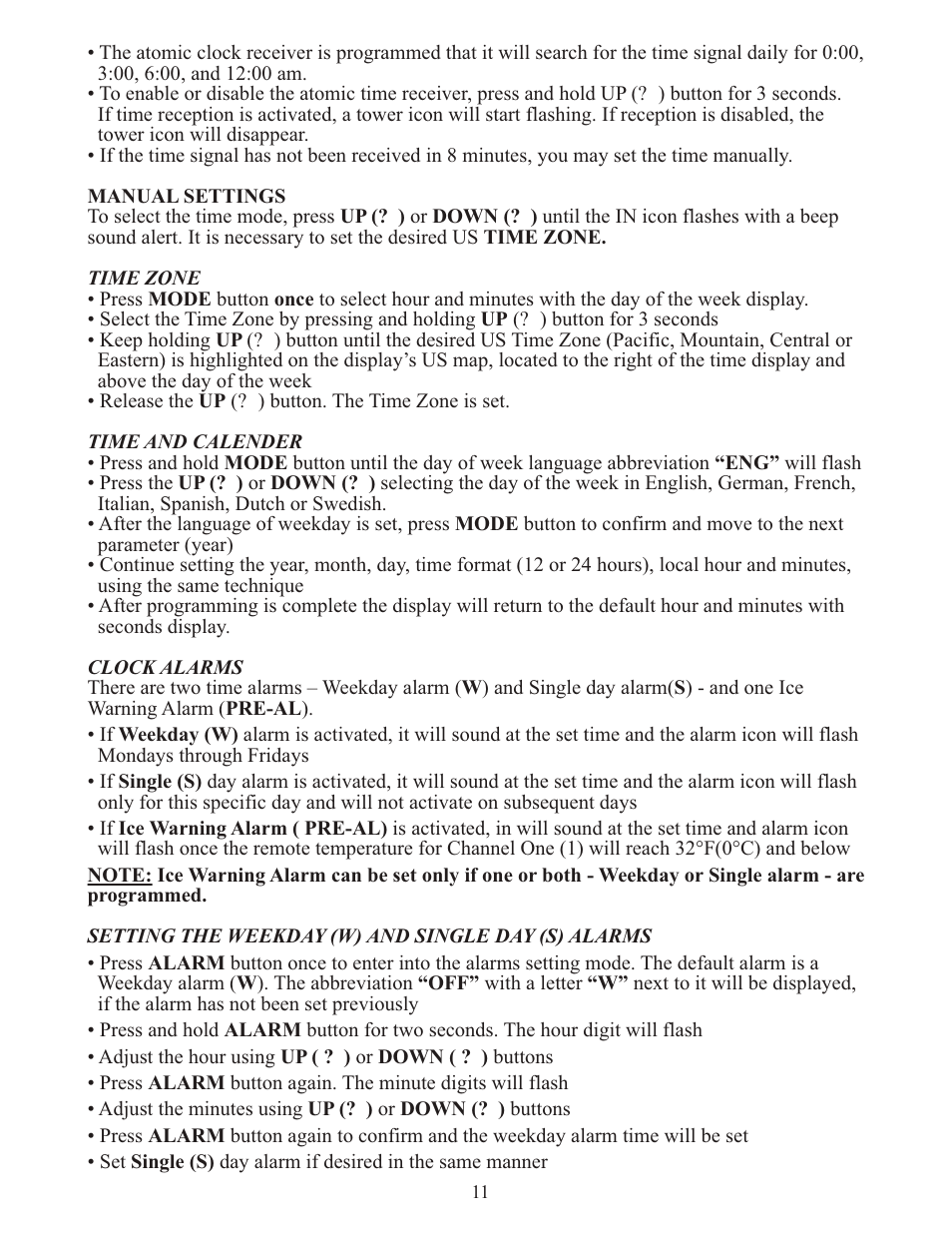 Meade Instruments TE346W User Manual | Page 11 / 16