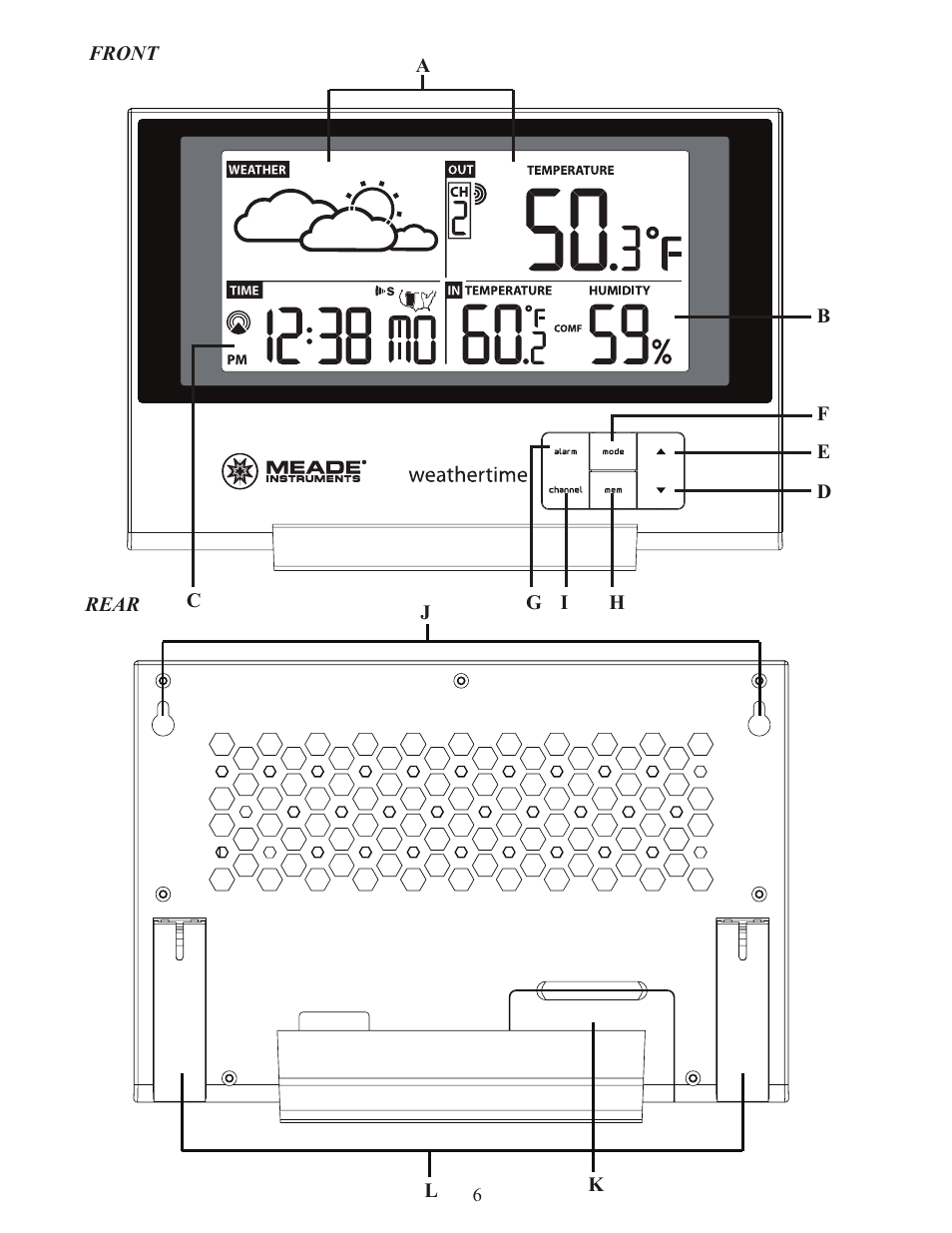 Meade Instruments TE346W User Manual | Page 6 / 16