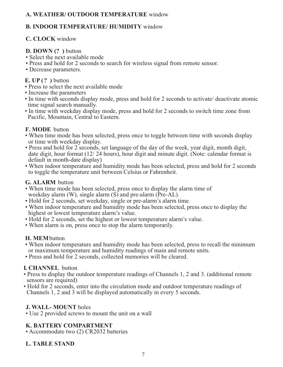 Meade Instruments TE346W User Manual | Page 7 / 16