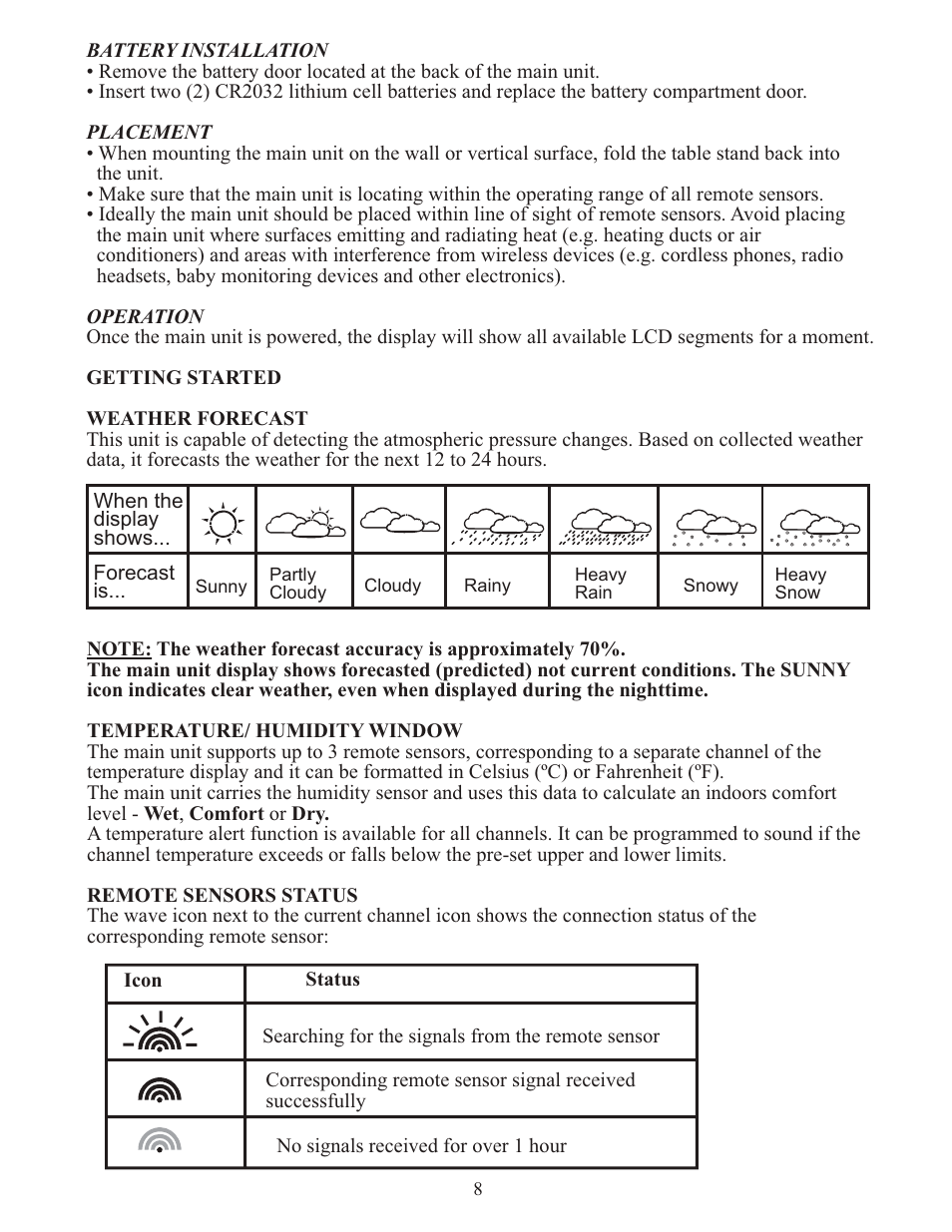 Meade Instruments TE346W User Manual | Page 8 / 16