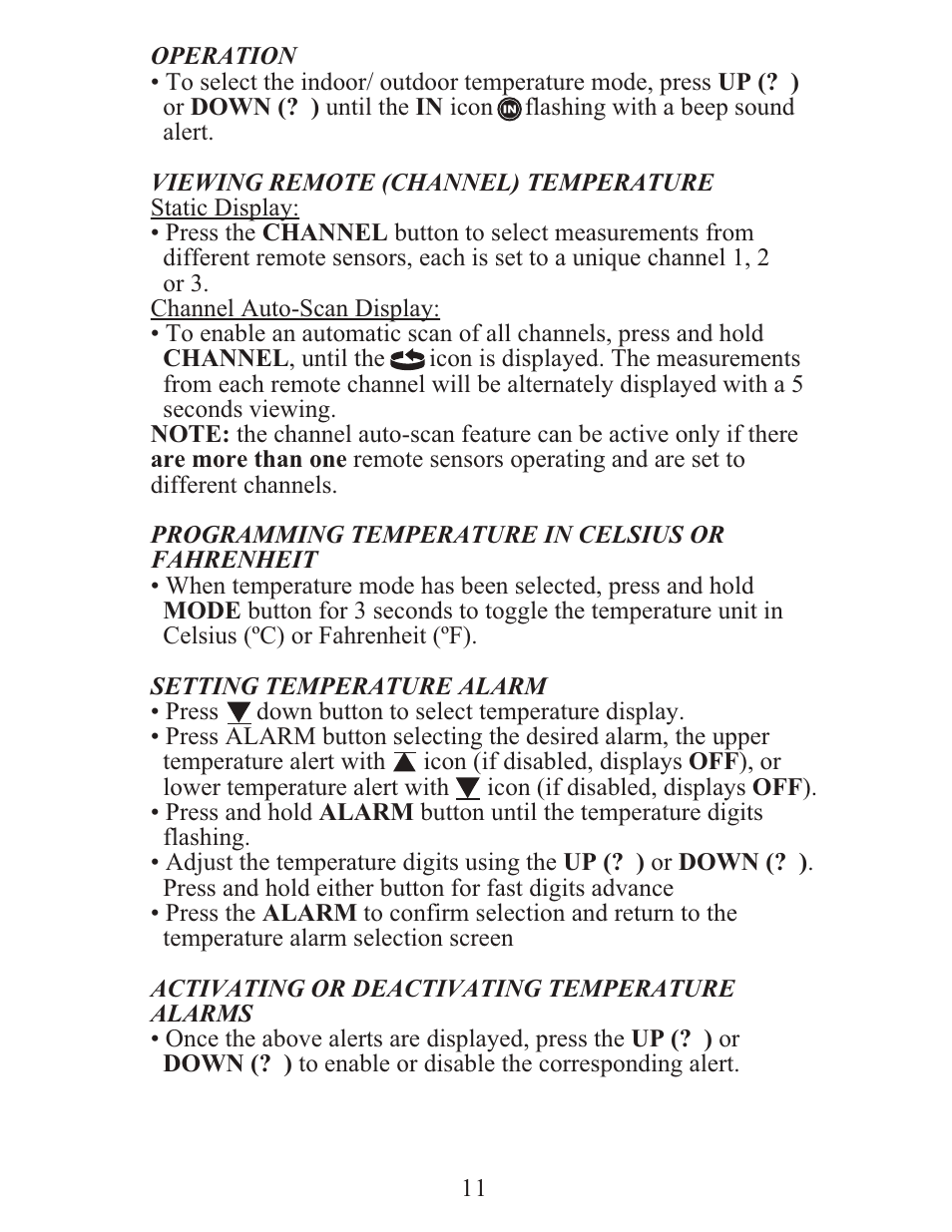 Meade Instruments TE388W User Manual | Page 11 / 21