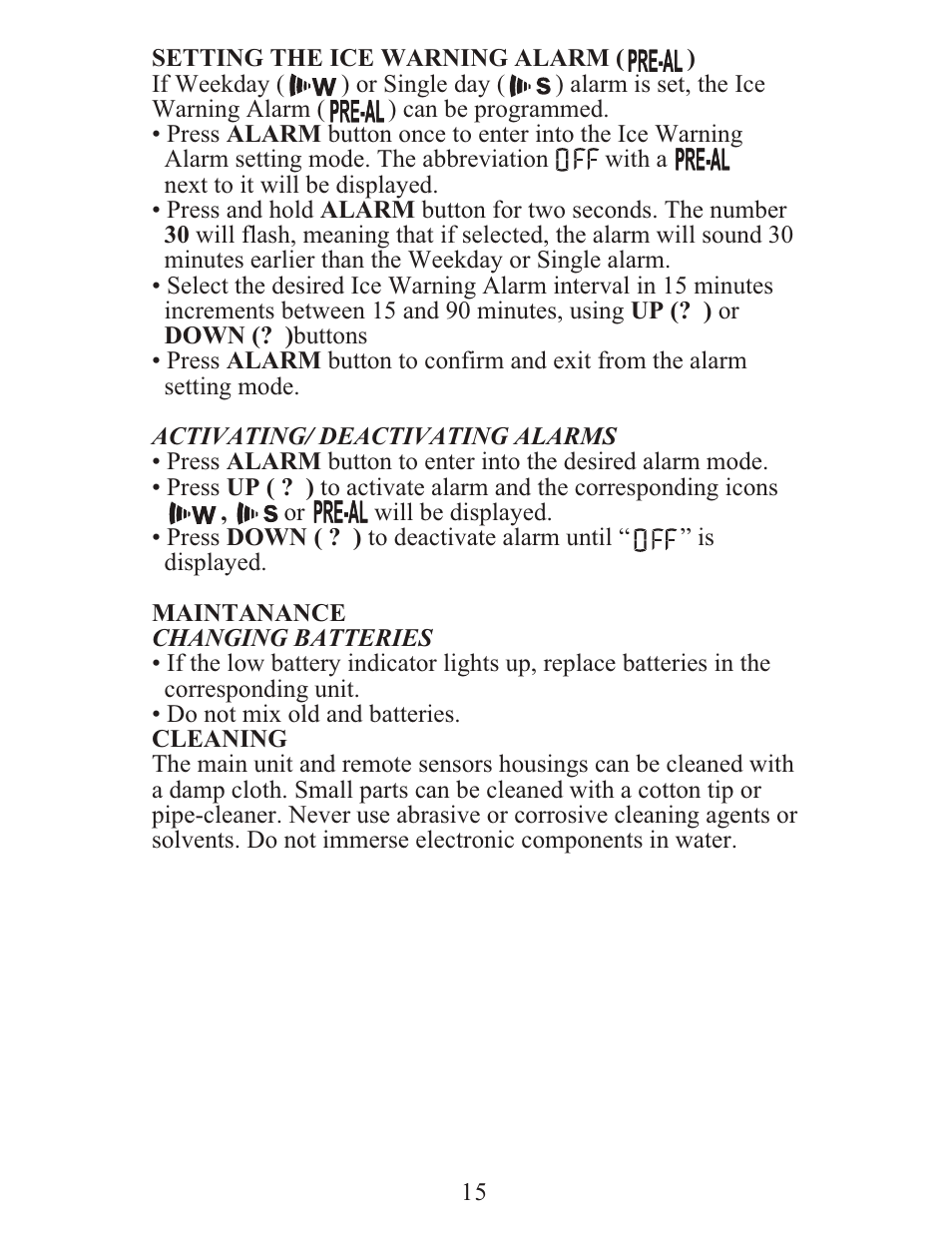 Meade Instruments TE388W User Manual | Page 15 / 21