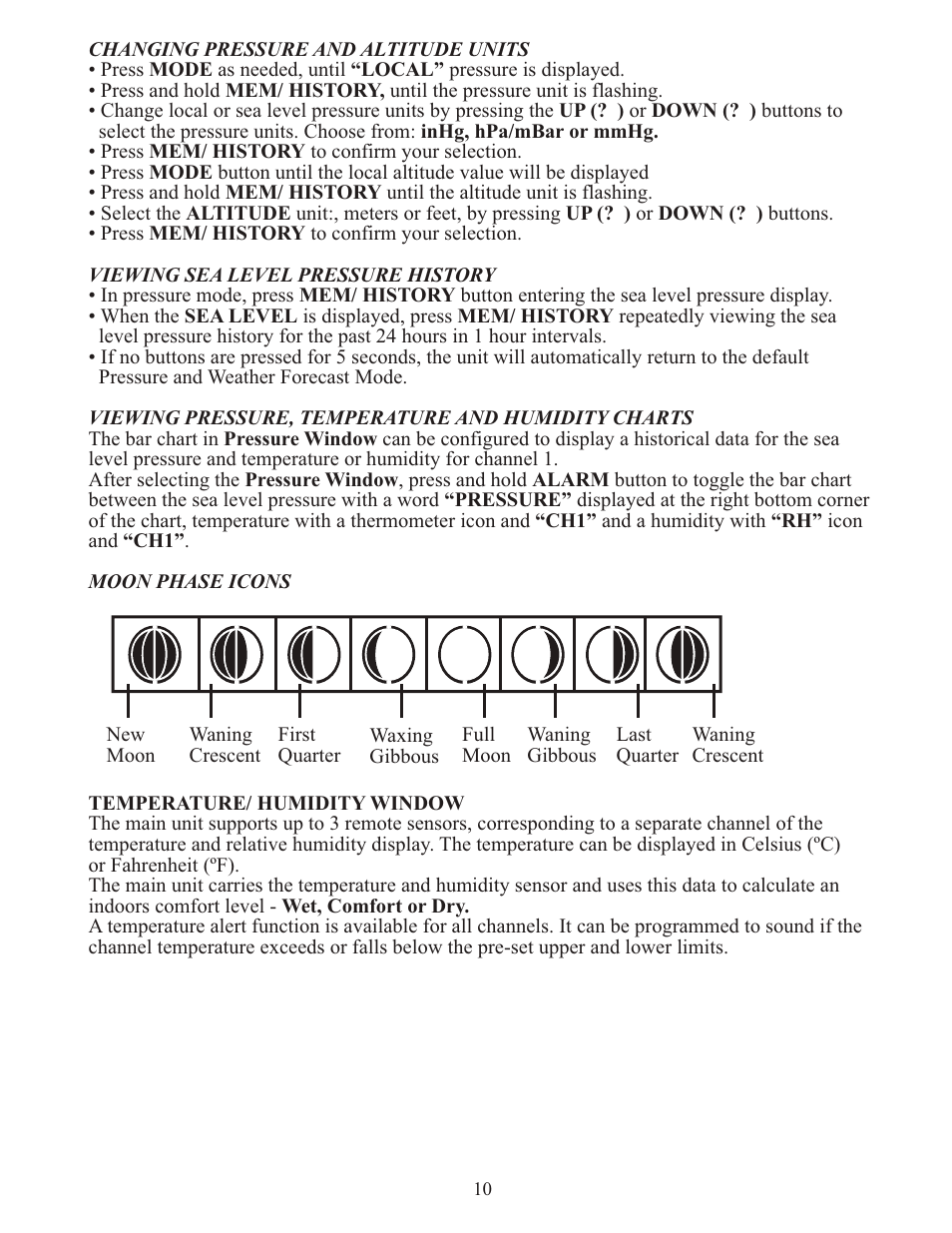 Meade Instruments TE636W User Manual | Page 10 / 19
