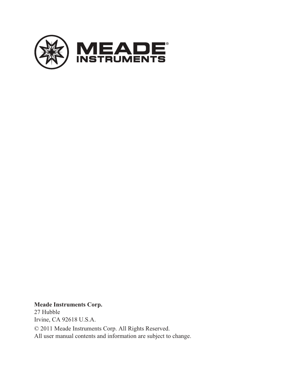 Meade Instruments TE636W User Manual | Page 19 / 19