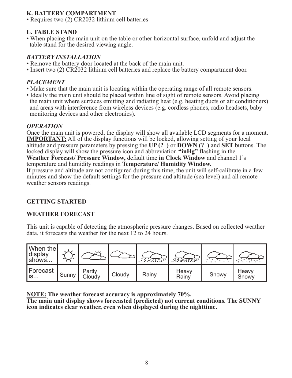 Meade Instruments TE636W User Manual | Page 8 / 19