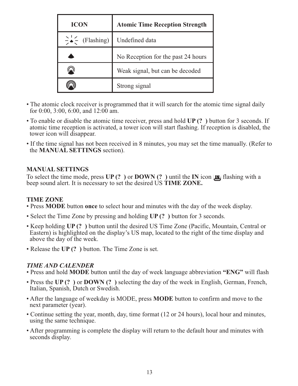 Meade Instruments TE653ELW-M User Manual | Page 13 / 24