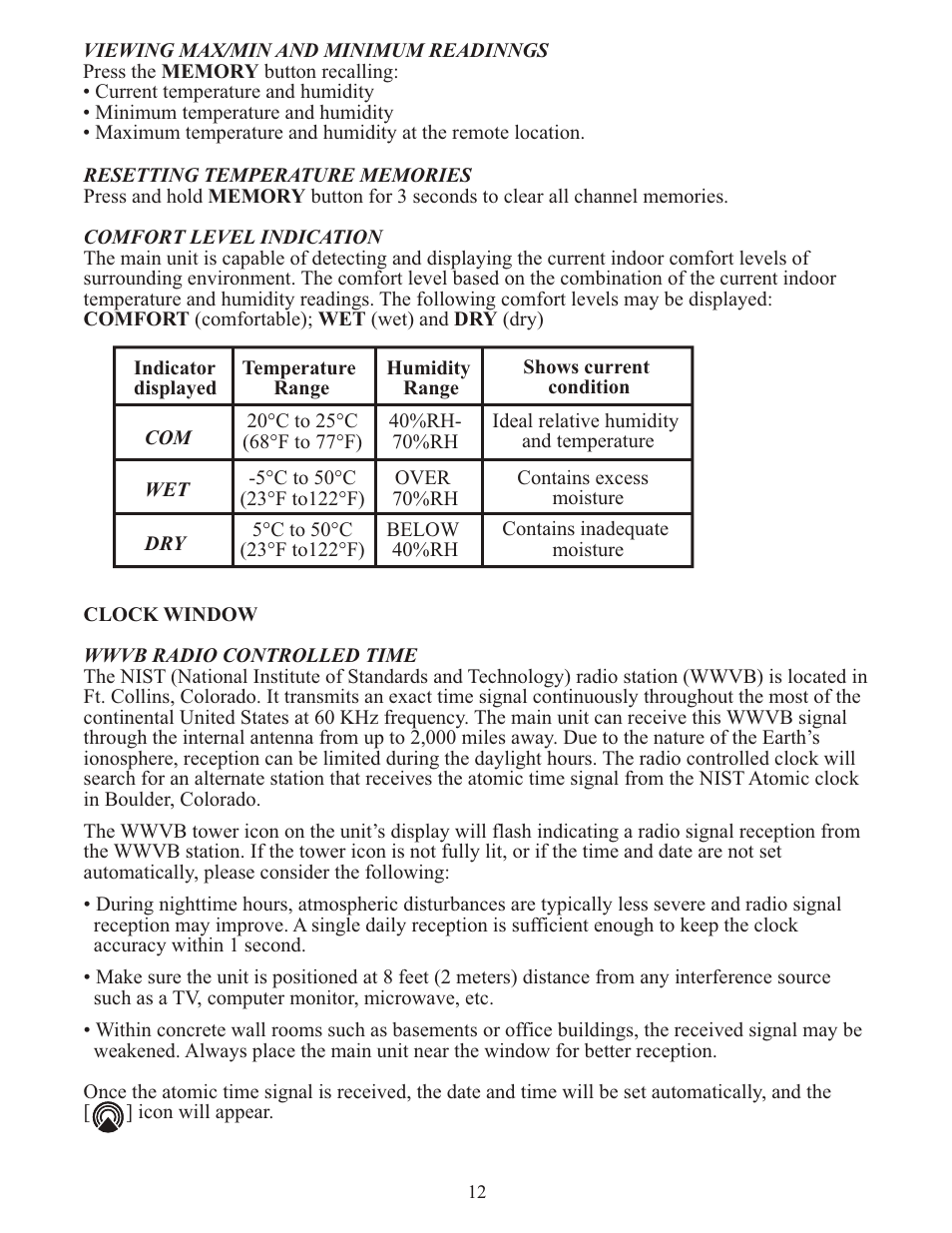 Meade Instruments TE653ELW-M User Manual | Page 20 / 24