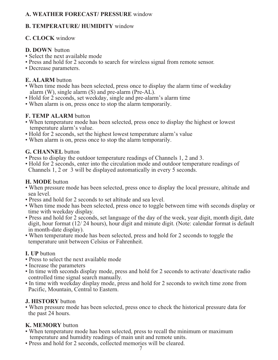 Meade Instruments TE653ELW-M User Manual | Page 7 / 24