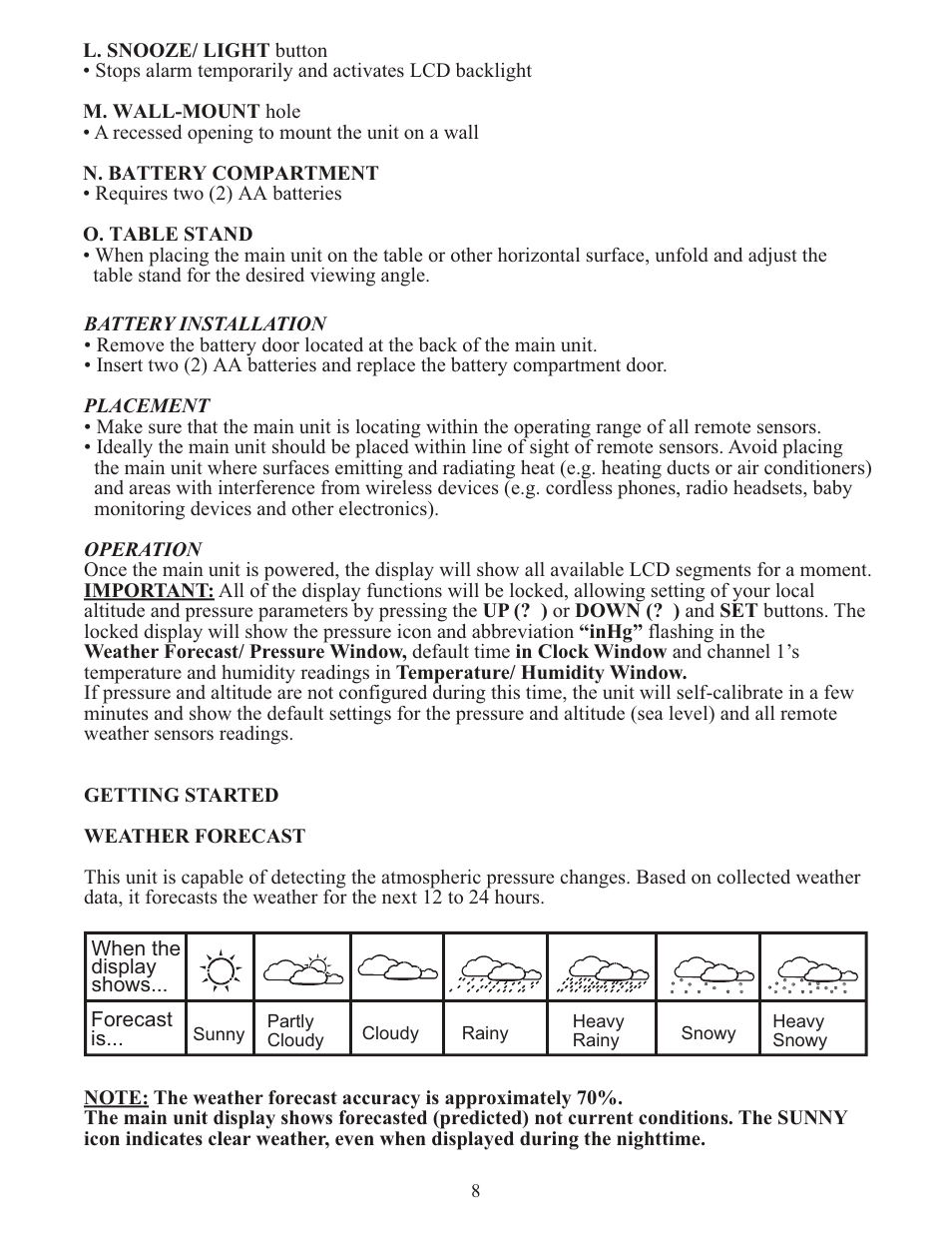 Meade Instruments TE653ELW-M User Manual | Page 8 / 24