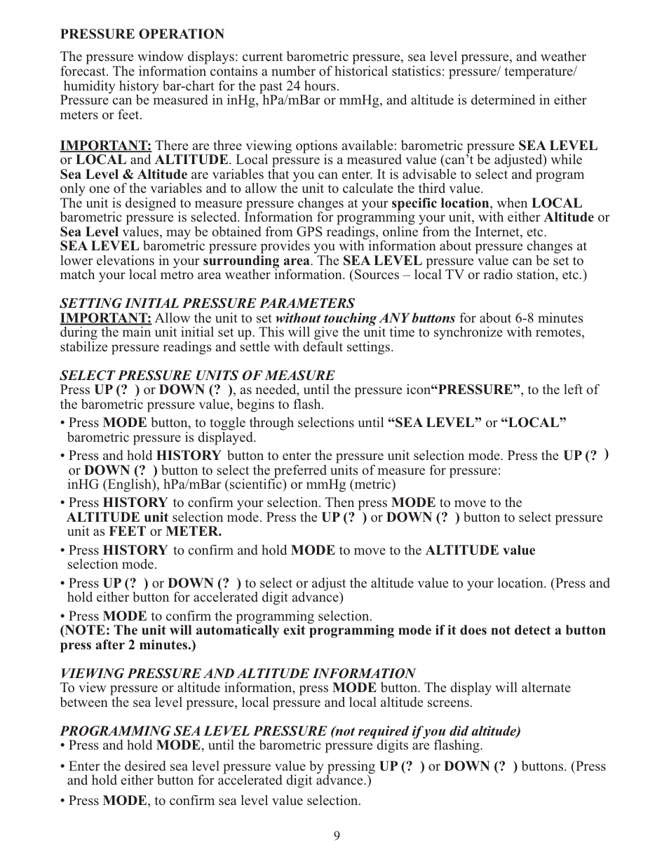 Meade Instruments TE653ELW-M User Manual | Page 9 / 24