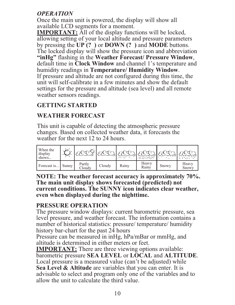 Meade Instruments TE688W User Manual | Page 10 / 24