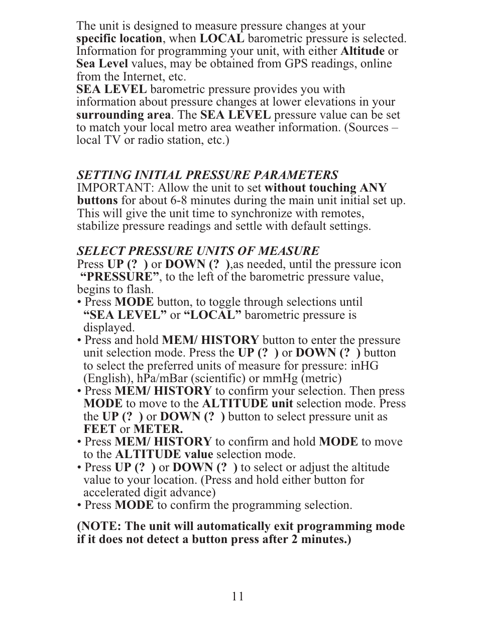 Meade Instruments TE688W User Manual | Page 11 / 24
