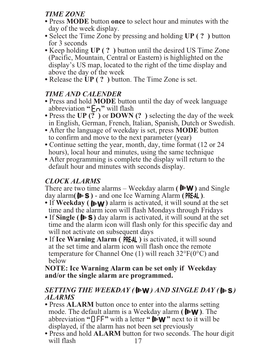 Meade Instruments TE688W User Manual | Page 17 / 24