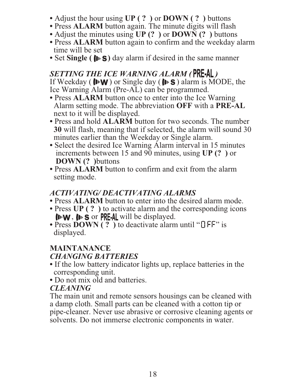 Meade Instruments TE688W User Manual | Page 18 / 24