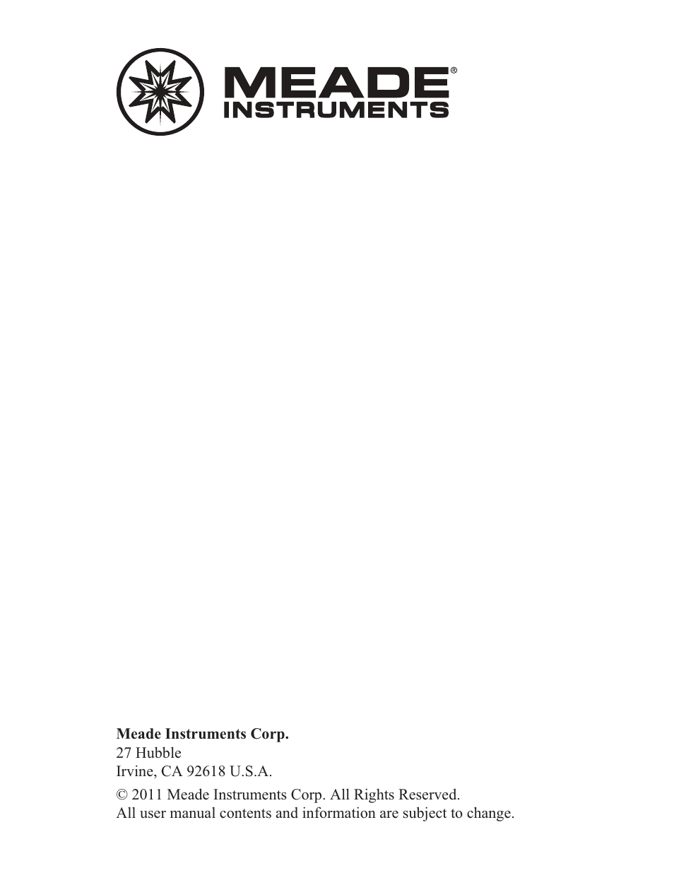 Meade Instruments TE688W User Manual | Page 24 / 24